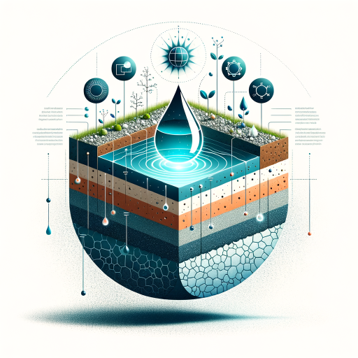 Water droplet icon symbolizing soil moisture retention for home gardens