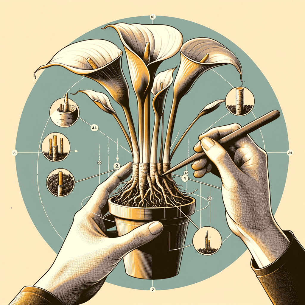 Indoor flowering plant with vibrant green leaves in decorative pot