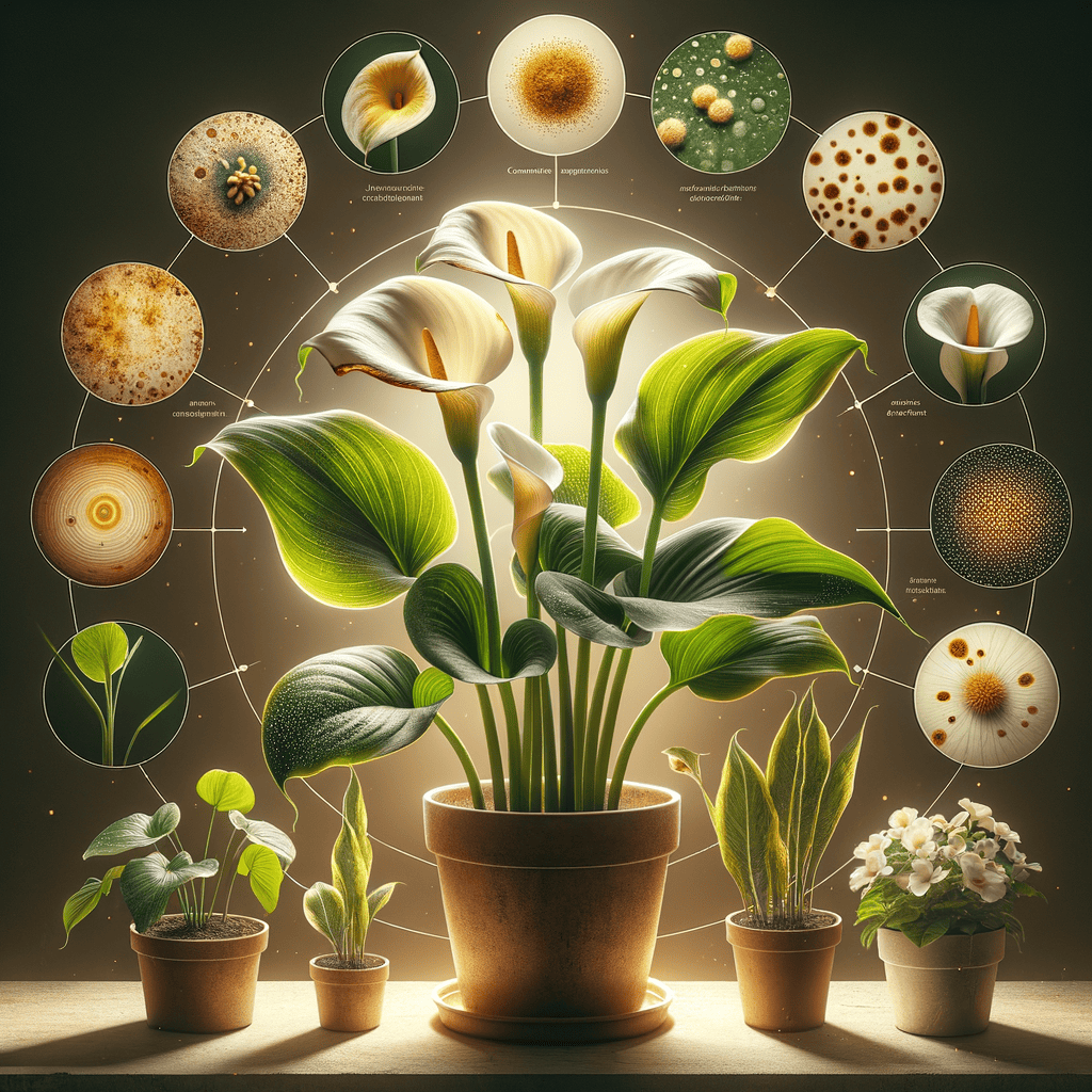 Close-up of indoor potted plant with healthy green foliage